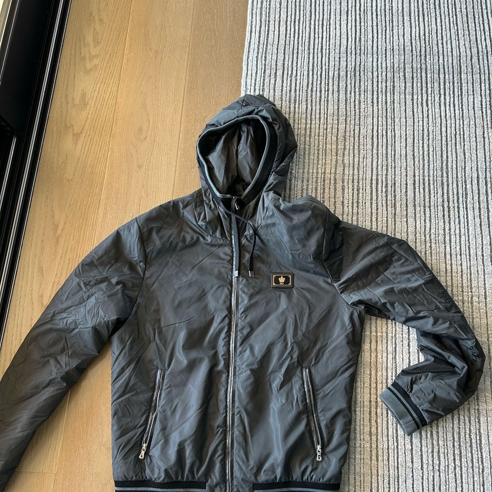 Dolce&Gabbana Men M Nylon Blouson DG Plate